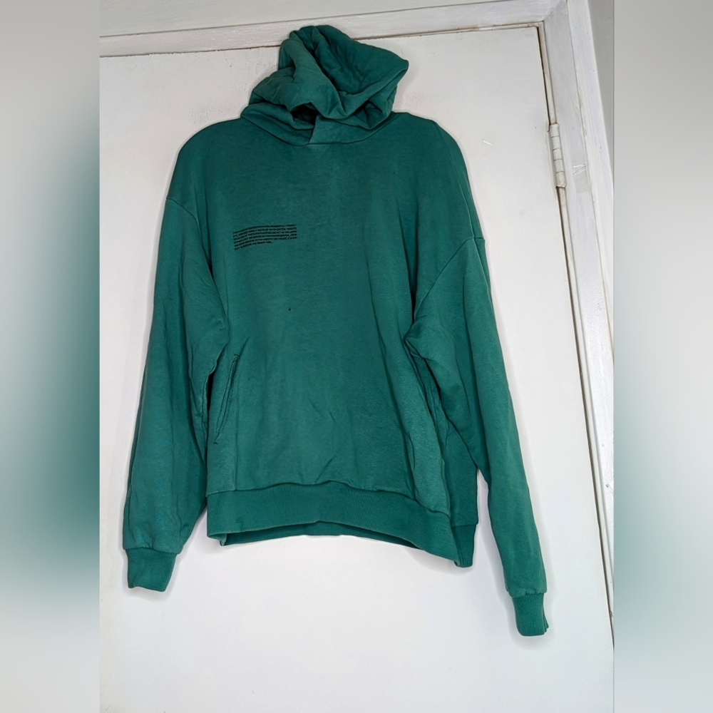 Pangaia emerald green hoodie HOLES